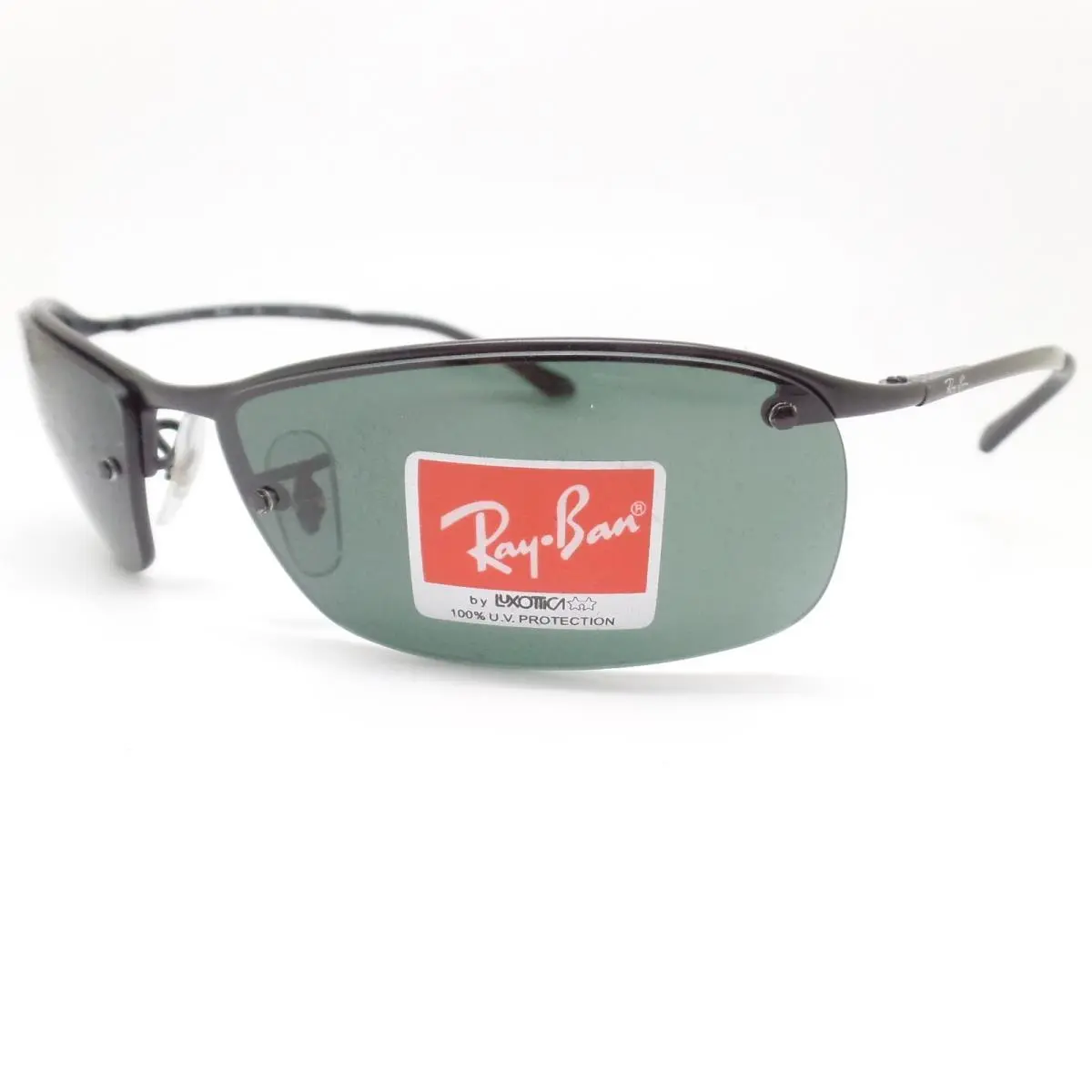 Ray Ban 3183 006/71 Black Green 63mm Sunglasses