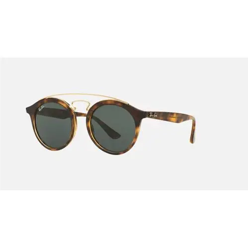 Ray-ban Gatsby I RB4256 710/71 46 Tortoise Sunglasses - Frame: Havana Gold, Lens: Grey Green
