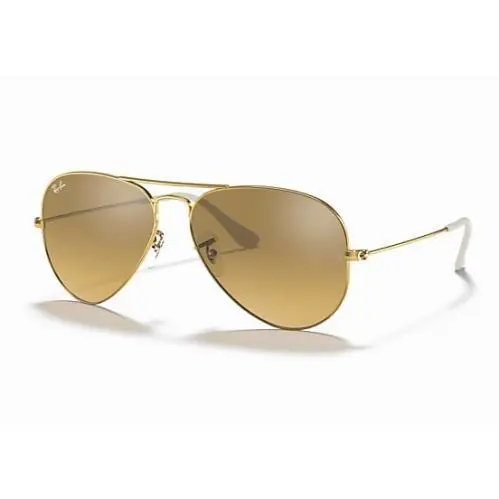 Ray Ban Aviator Sunglasses RB3025 001/3K 62-14 Arista Gold Brown/silver Mirror