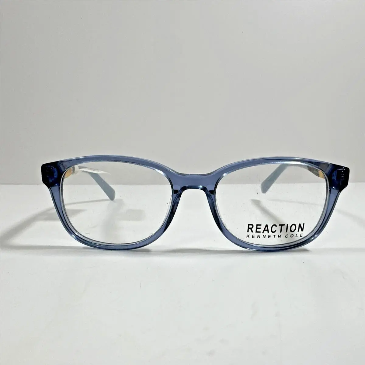 Reaction  KC0792-1 090 Shiny Blue Eyeglasses Frames 51-17-140 by Kenneth Cole