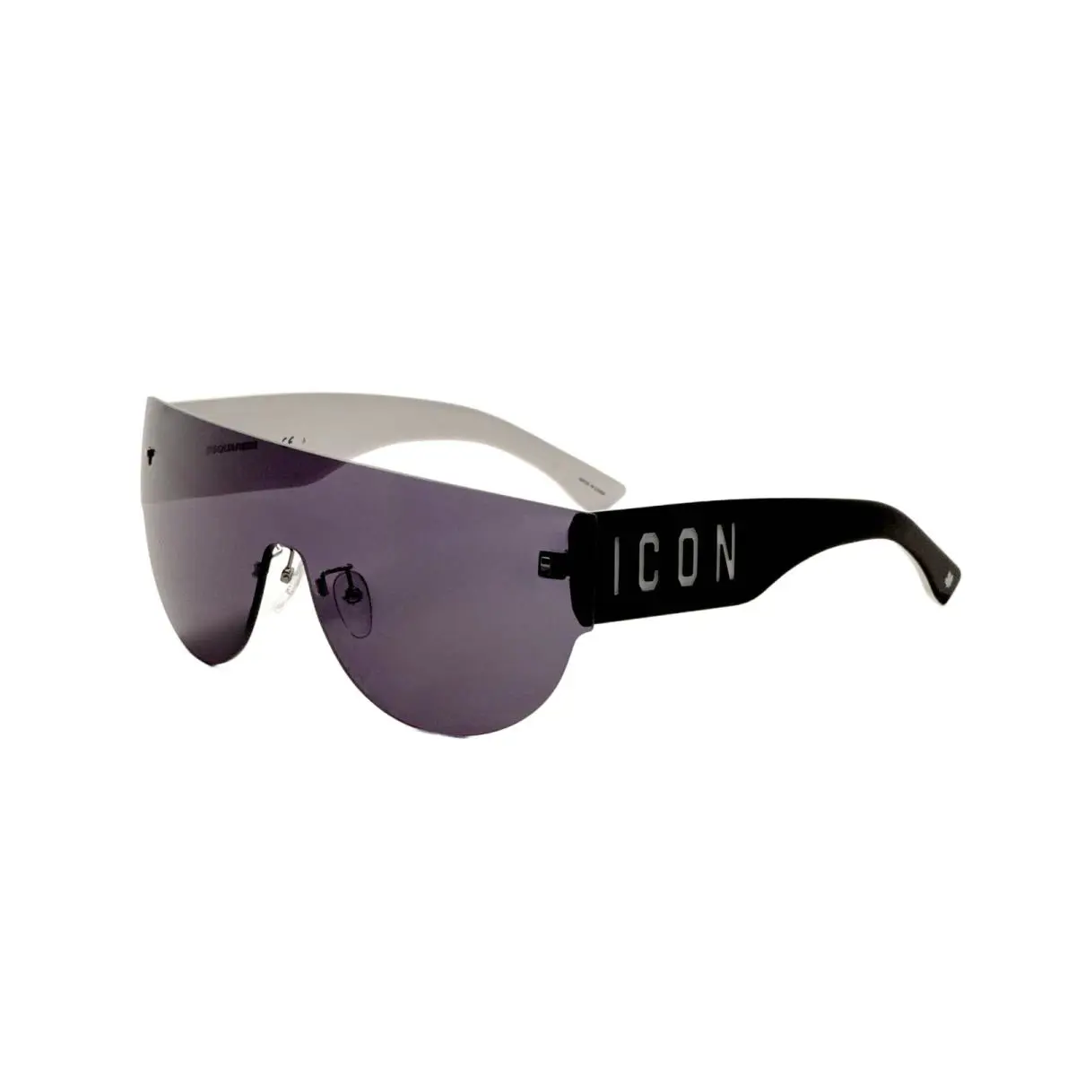 Dsquared2 Men`s 99 mm Black Whte Sunglasses ICON0002S-080S-IR by DSquared2