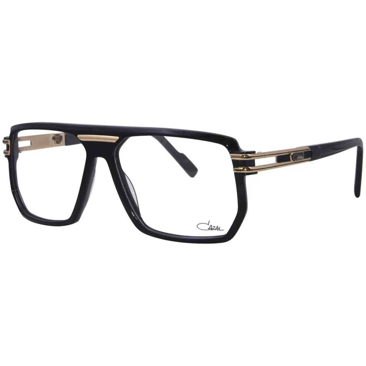 6030 001 Eyeglasses Men`s Black/gold Full Rim Square Shape 60mm by Cazal