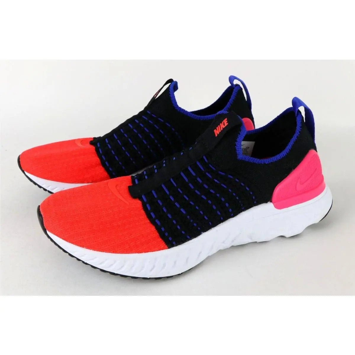 Nike shoes - Nike React Phantom Run Flyknit 2 - DX2354 - BLACK/CRIMSON 8