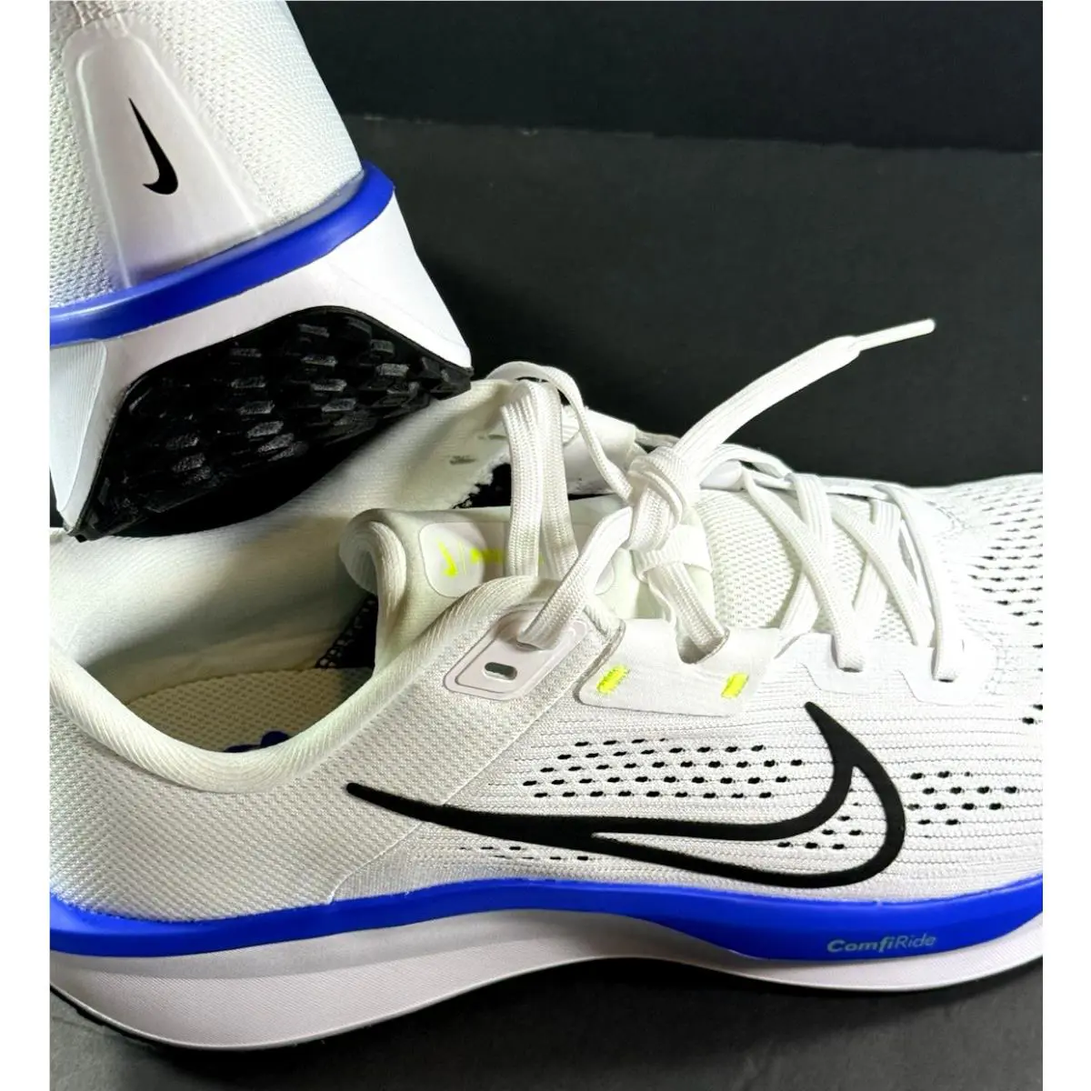 Nike shoes - Nike Quest 6 - Quest - FD6033-102 - White Black Hyper Royal Volt 4