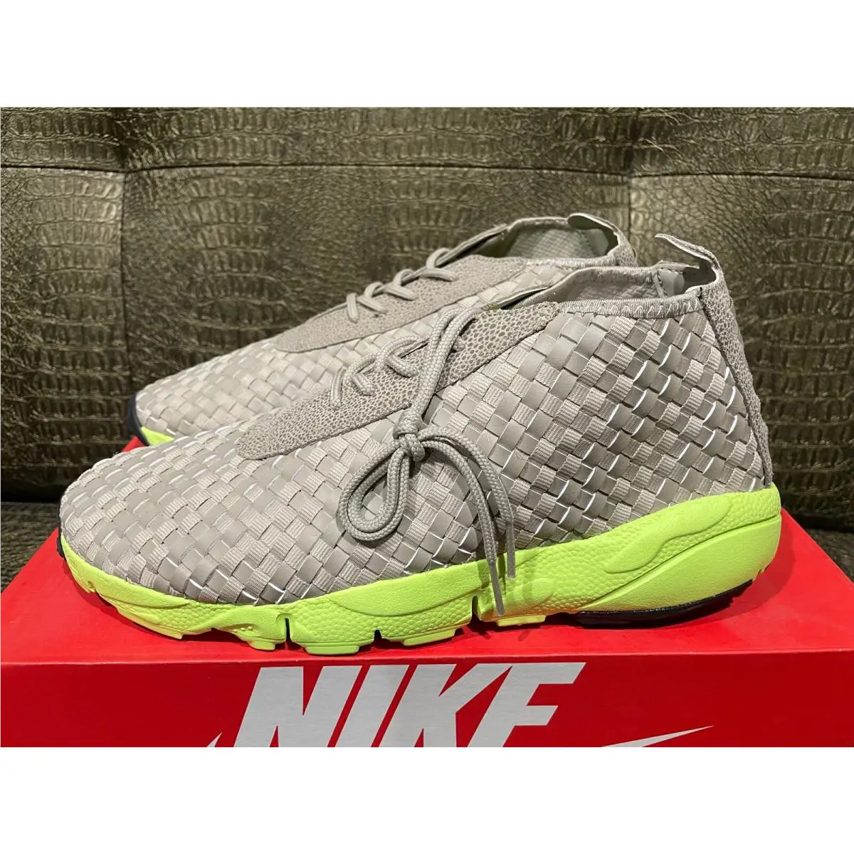 Nike shoes - Nike Air Footscape - Air Footscape - 652822-200 - CHINO/VOLT-BLACK 1