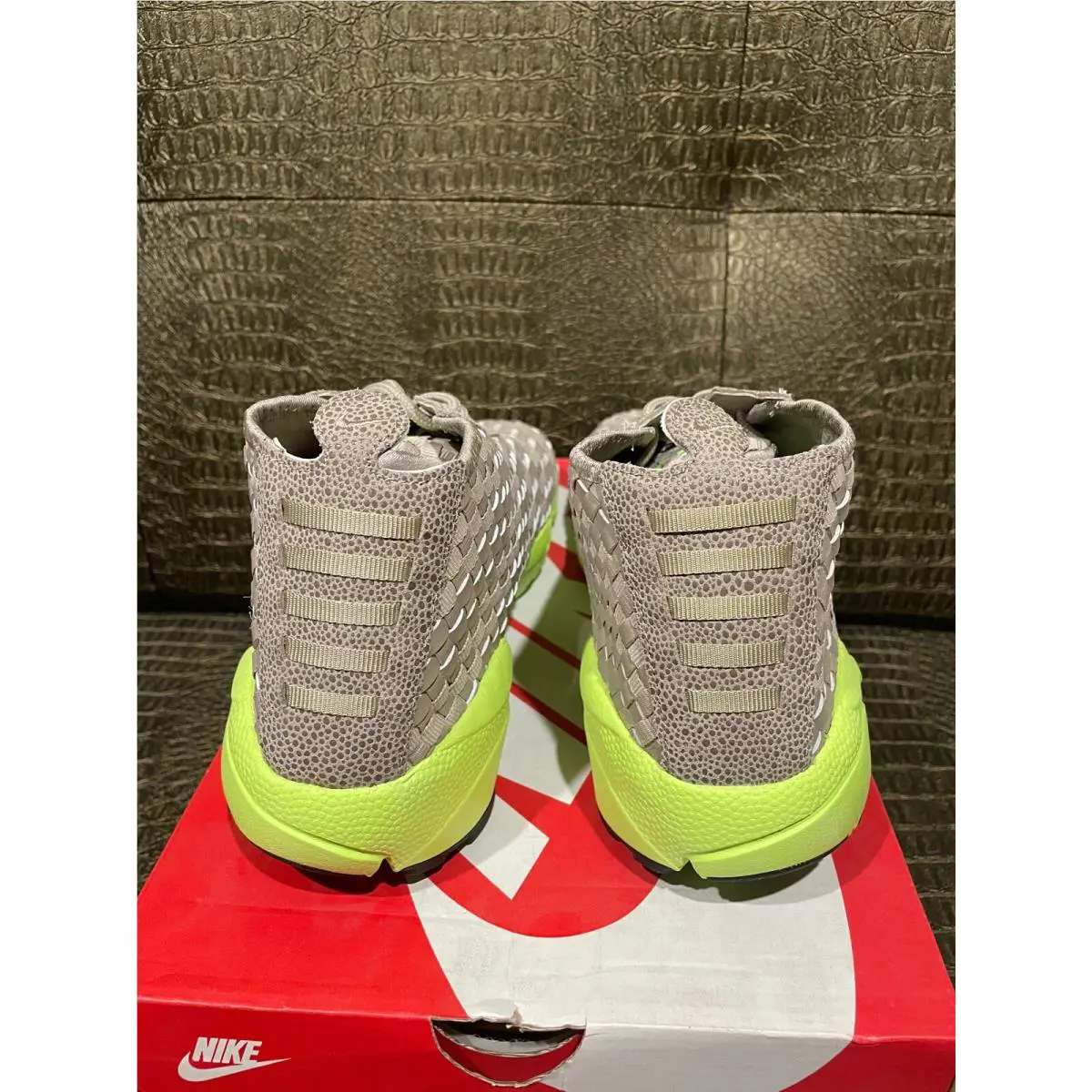 Nike shoes - Nike Air Footscape - Air Footscape - 652822-200 - CHINO/VOLT-BLACK 2