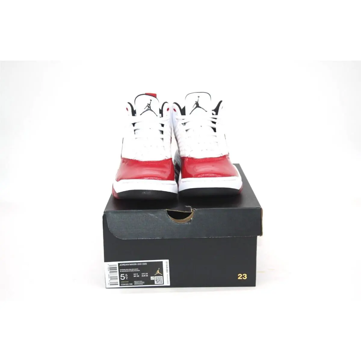 Nike shoes - Jordan Maxin - Maxin - WHITE/BLACK-GYM RED-WHITE 7