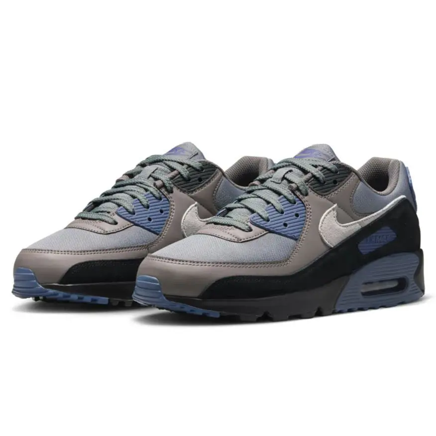Nike shoes - Nike Air Max 90 - Air Max - IB6392-001 - SMOKE GREY LIGHT SMOKE GREY DIFFUSED BLUE 1