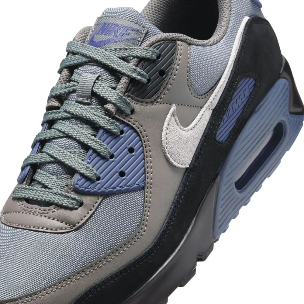 Nike shoes - Nike Air Max 90 - Air Max - IB6392-001 - SMOKE GREY LIGHT SMOKE GREY DIFFUSED BLUE 3