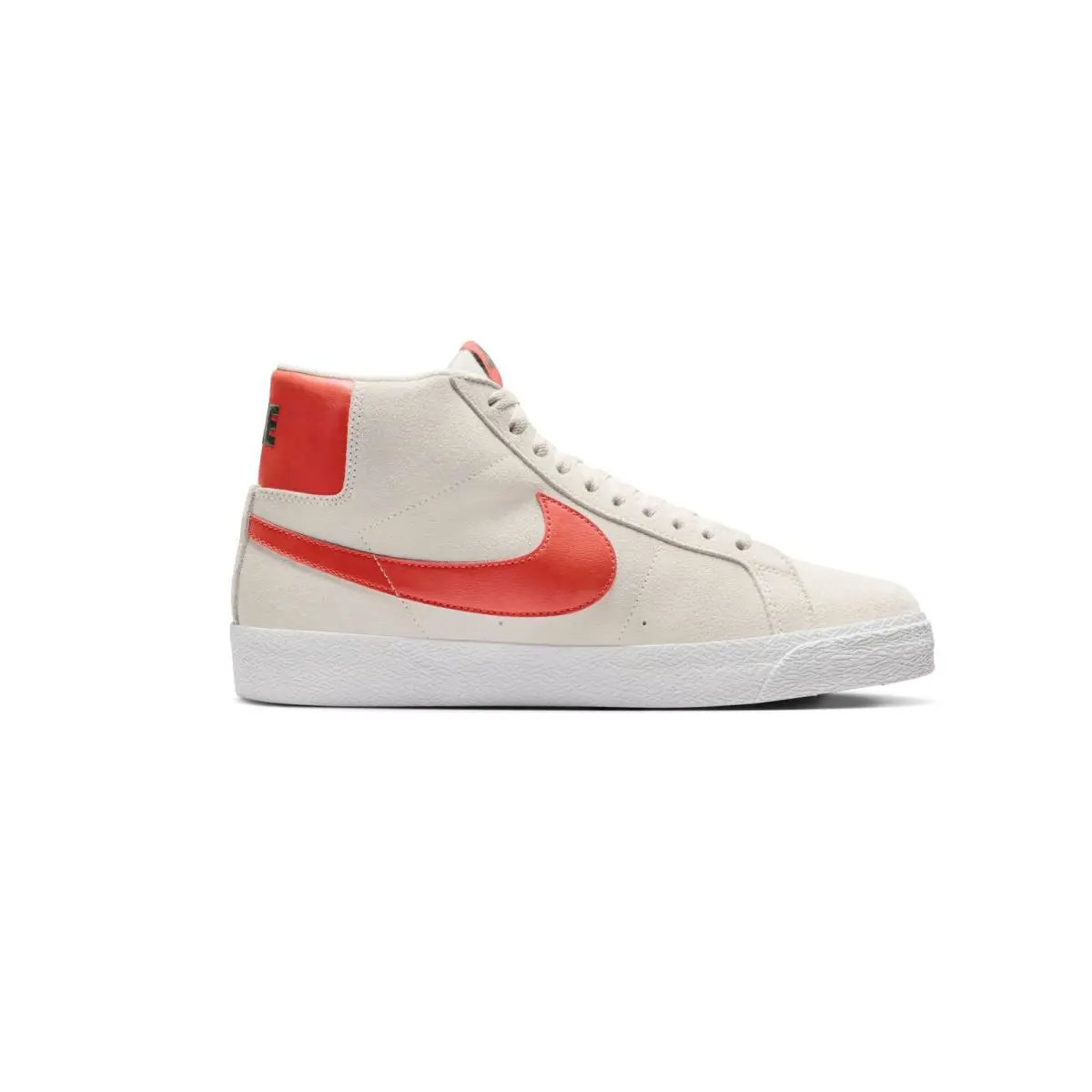 Nike SB Zoom Blazer Mid Summit White Lobster Red 864439-108 830 Men`s Shoes - Summit White/Lobster