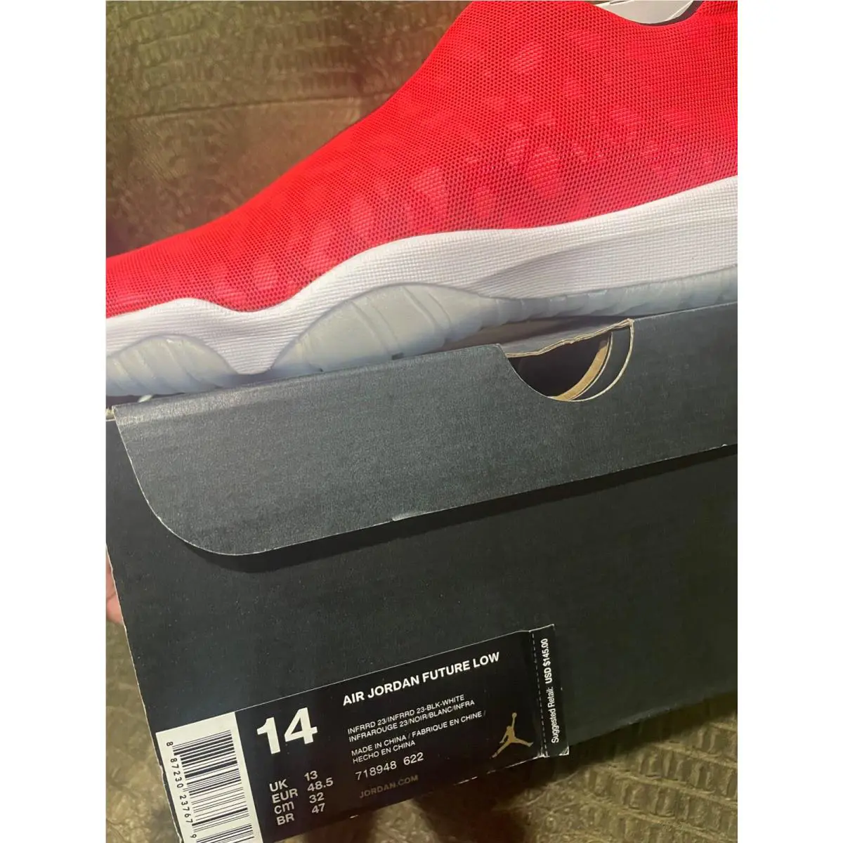 Nike shoes - Air Jordan Future - Air Future - 718948-622 - Red, Black, White, Multicolor, Manufacturer: Black, White, Infrared 4