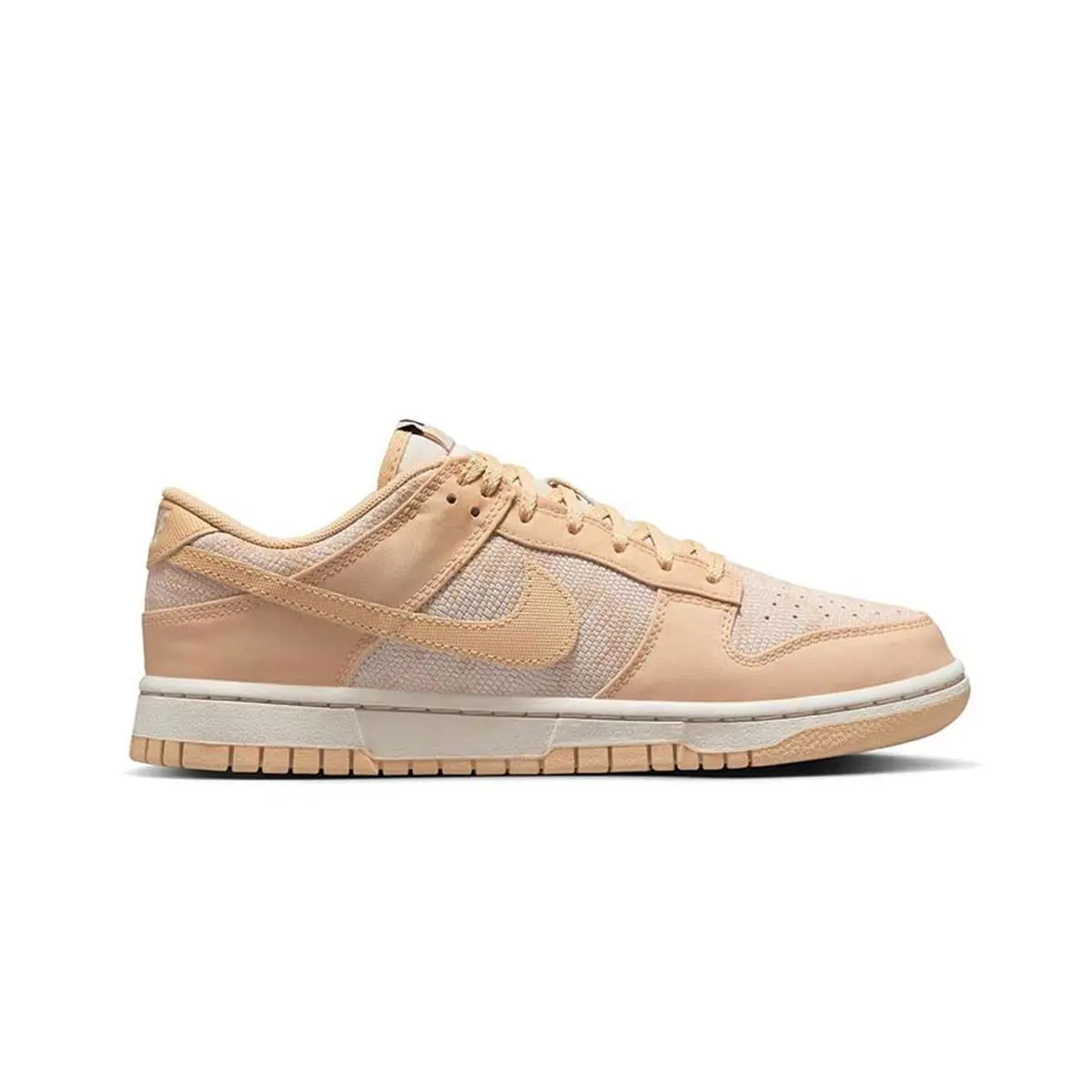 Nike Men`s Dunk Low `sesame` HJ5777-101 Brown/red/black/sesame SZ 5-12 - Light Orewood Brown/University Red/Black/Sesame