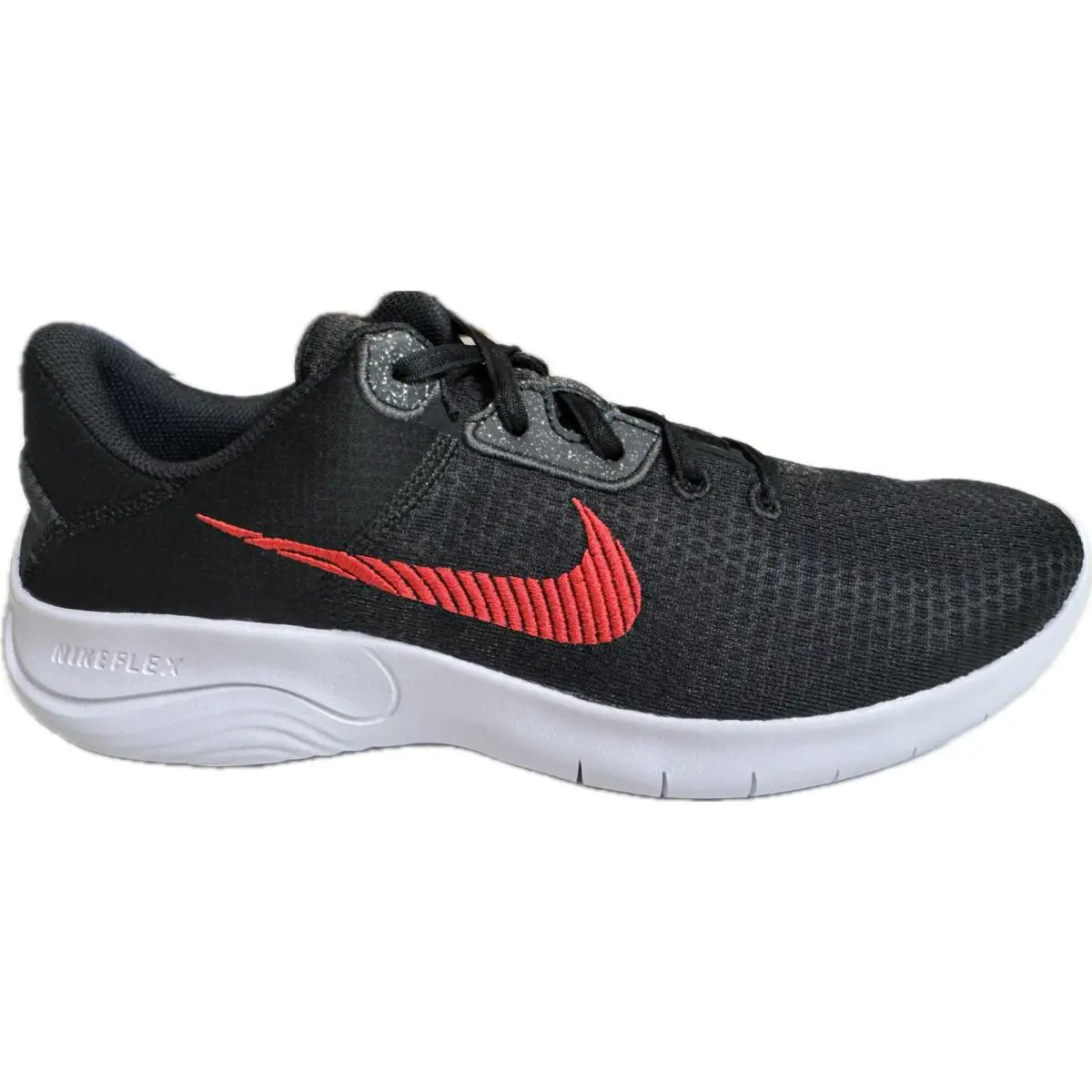 Nike Men`s Flex Experience Run 11 NN Black Red Running Shoes DD9284-003 - Black/Siren Red-Dark Smoke Grey