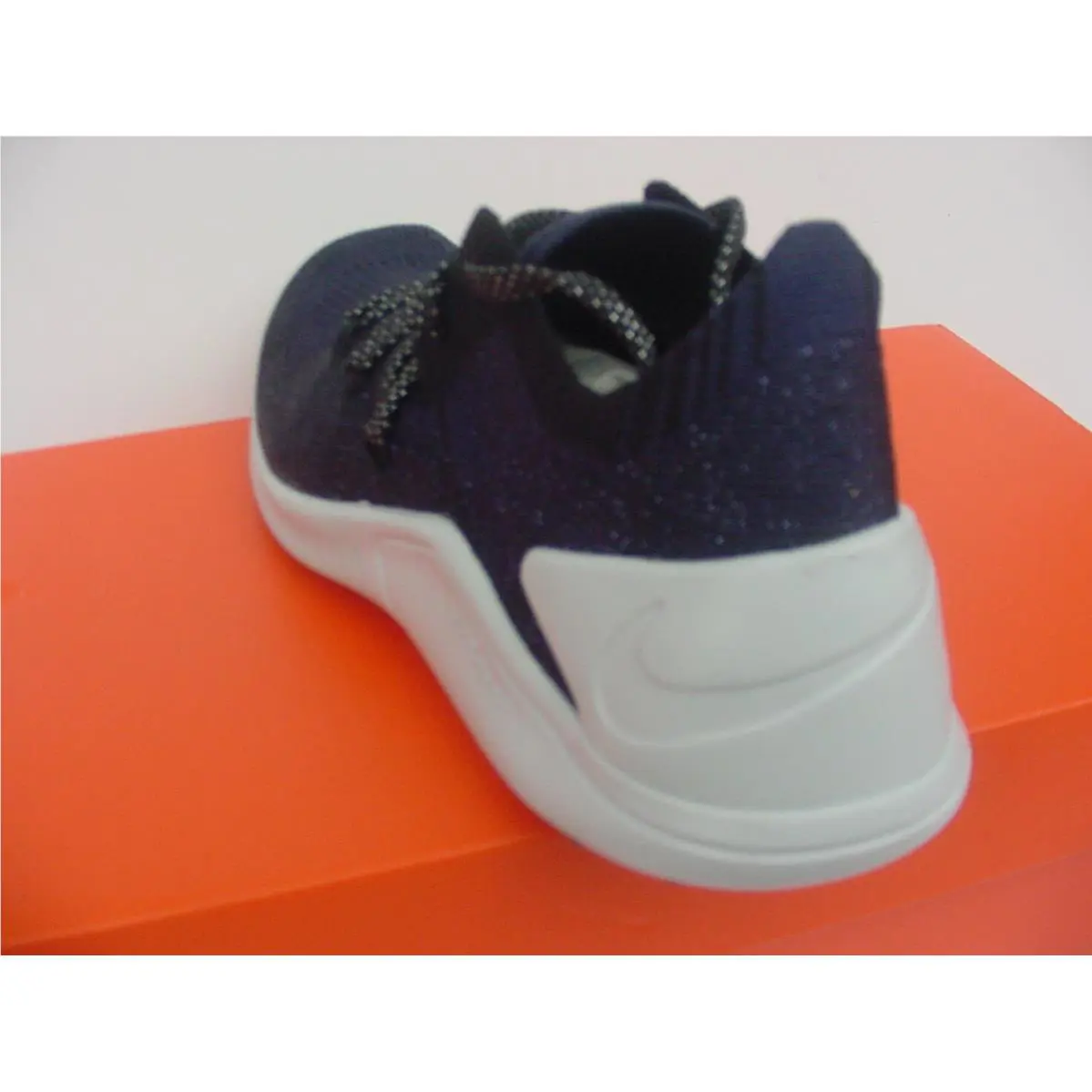 Nike shoes - Nike Free TR Flyknit - Free Flyknit - AJ7802-410 - College Navy/Pure Platinum Metallic Black 9