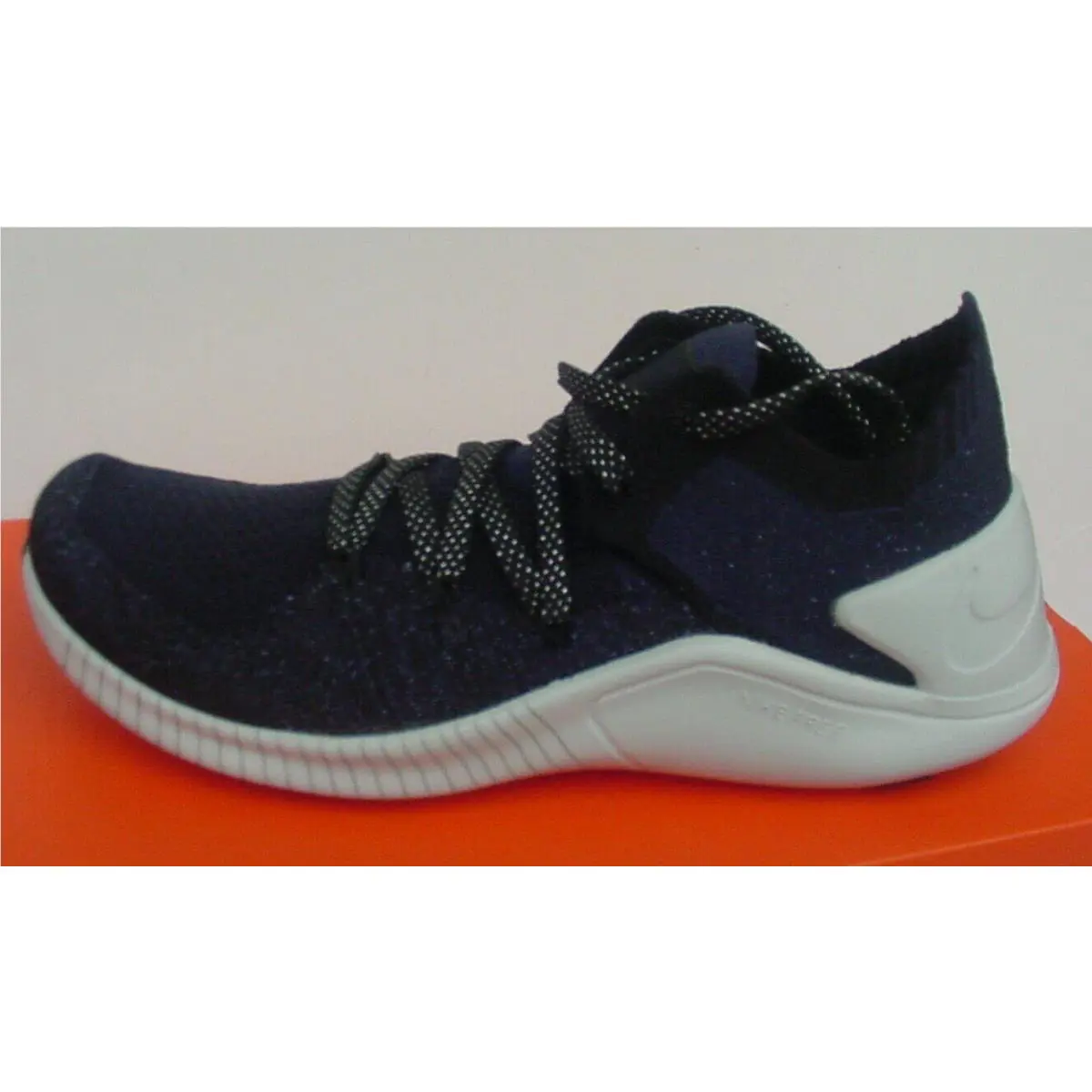 Nike shoes - Nike Free TR Flyknit - Free Flyknit - AJ7802-410 - College Navy/Pure Platinum Metallic Black 5