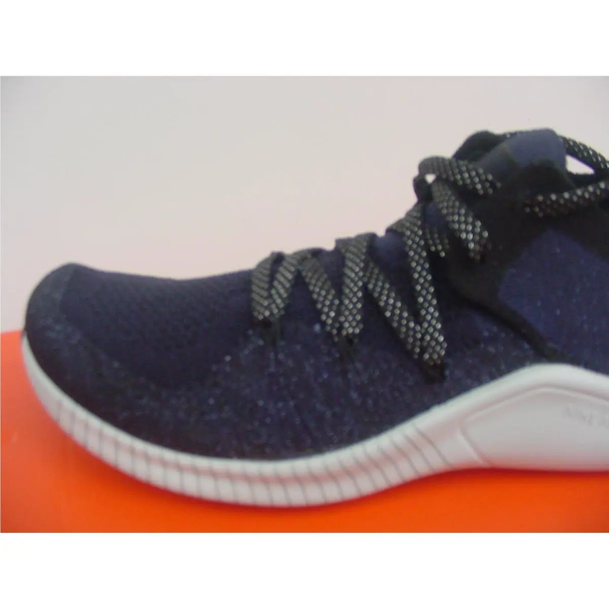 Nike shoes - Nike Free TR Flyknit - Free Flyknit - AJ7802-410 - College Navy/Pure Platinum Metallic Black 6