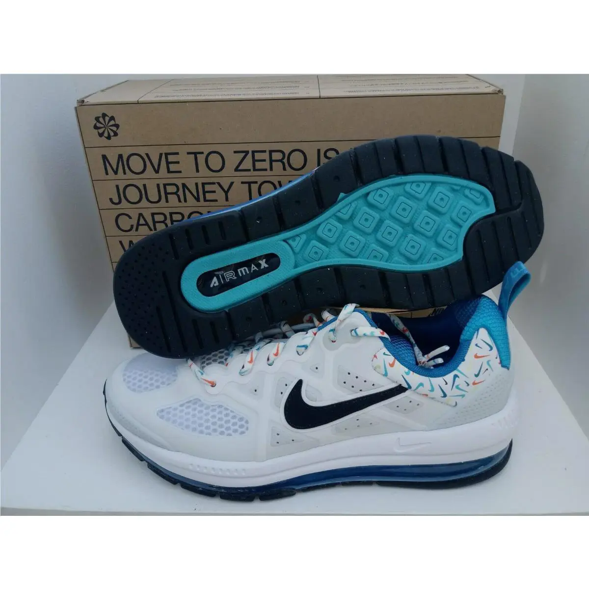 Nike shoes - Nike Air Genome - Air Genome - DM7600 100 - WHITE/BLACK-PURE PLATINUM 2