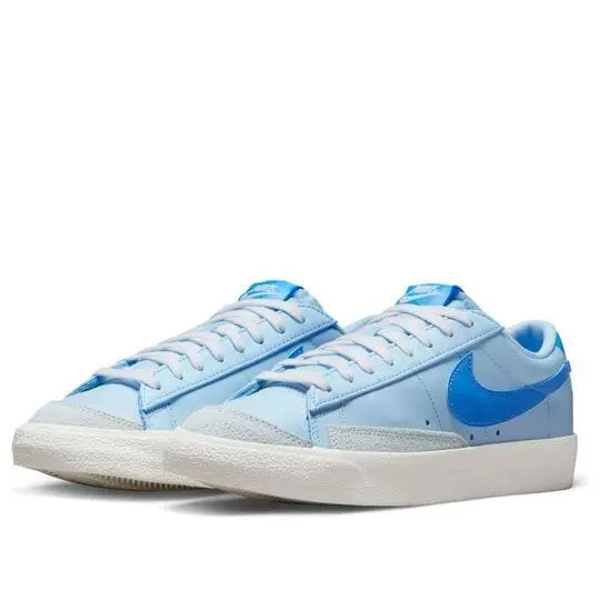 Nike Blazer Low `77 Vintage FD0281-400 Sneaker Mens 8.5 Blue Casual Shoes GBNC94