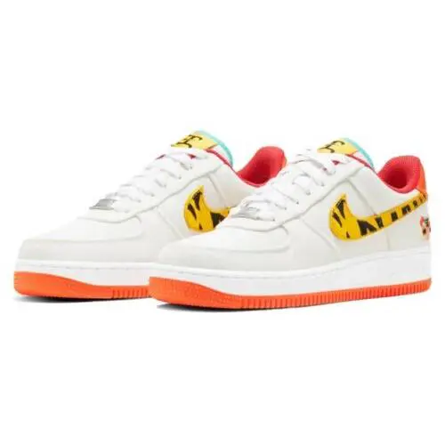 Nike Air Force 1 07 LX Low Year Of The Tiger Sneakers DR0148-171 Womens Size 8 - White