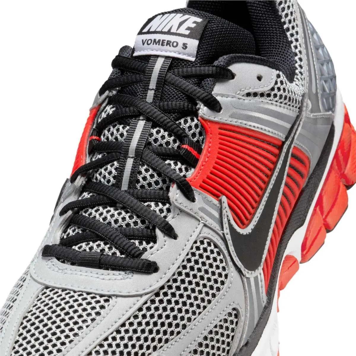 Nike shoes - Nike Zoom Vomero 5 - Zoom Vomero - FJ4151-005 - Metallic Silver/Flat Silver/Light Crimson/Black 6