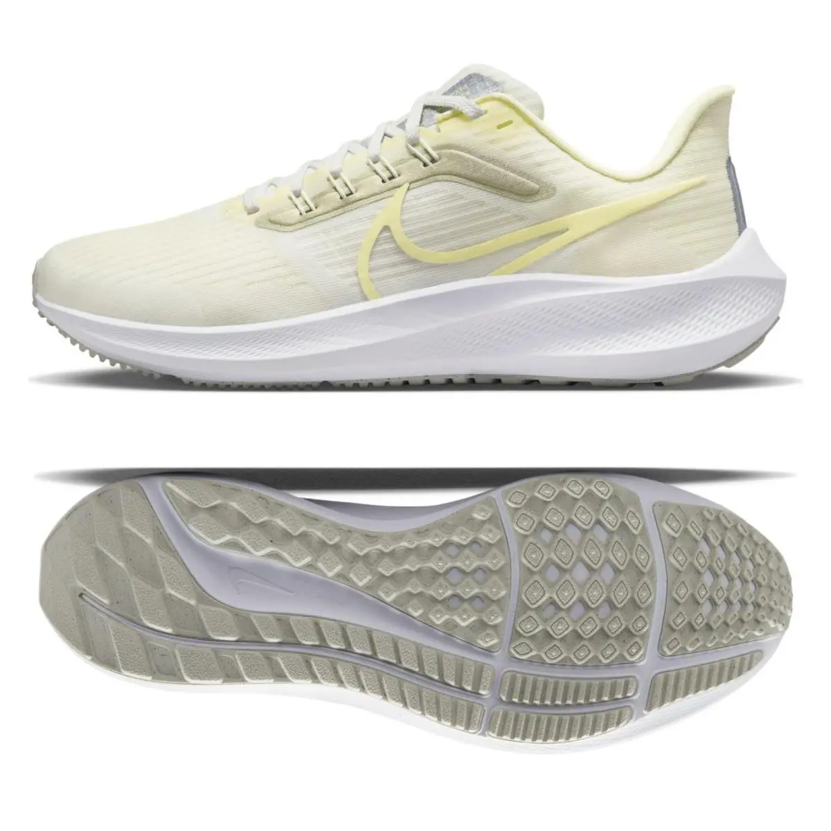 Nike Wmns Air Zoom Pegasus 39 Sail/citron FD0796-100 Women`s Road Running Shoes