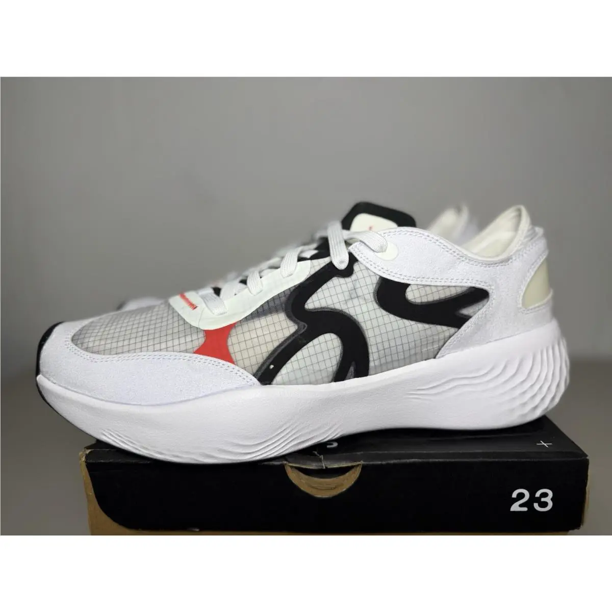 Nike shoes - Jordan Delta 3 - Delta - DN2647-160 - White/Chile Red-Black 5