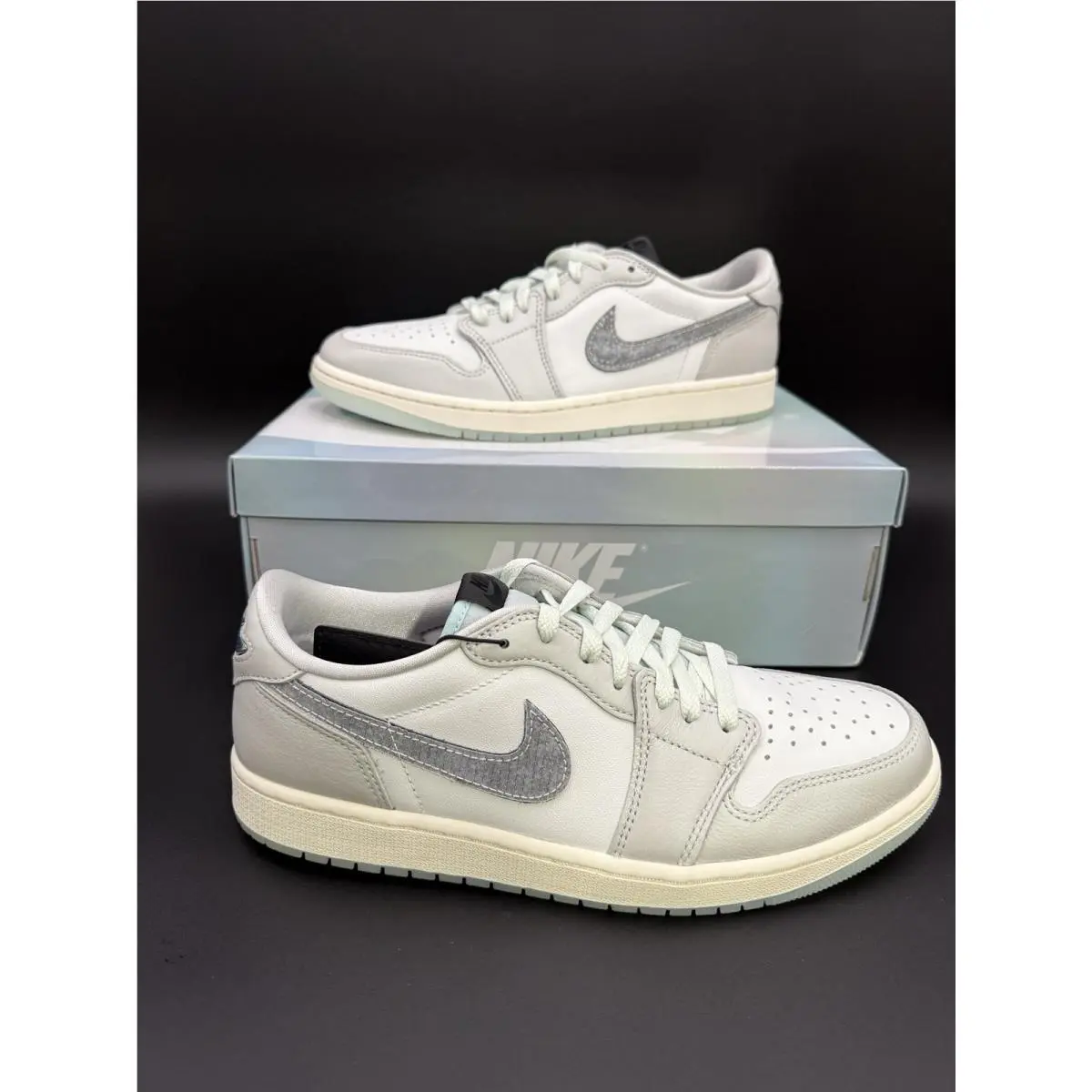 Nike shoes - Nike Air Jordan 1 - Air - HF3144 100 - Gray 11
