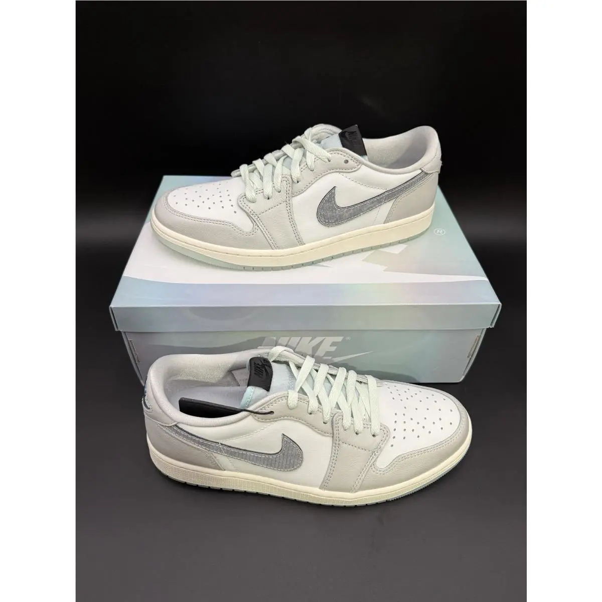 Nike shoes - Nike Air Jordan 1 - Air - HF3144 100 - Gray 12