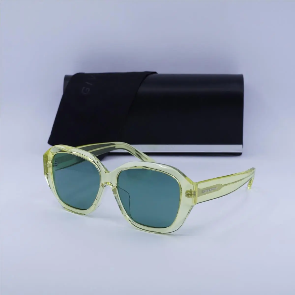 Givenchy GV40075F 39N Transparent Yellow/green 56-14-140 Sunglasses