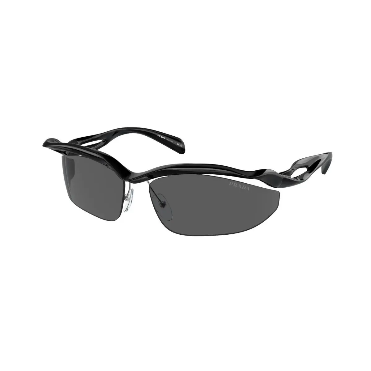 Prada A25S Sunglasses 1AB5S0 Black