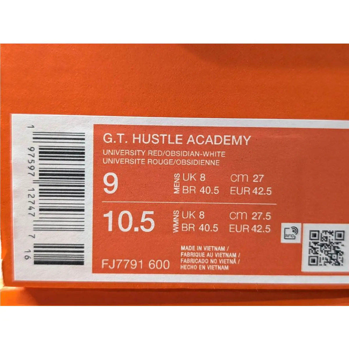 Nike shoes - Nike G.T. Hustle Academy - Hustle Academy - FJ7791-600 - Red/Navy/White 8