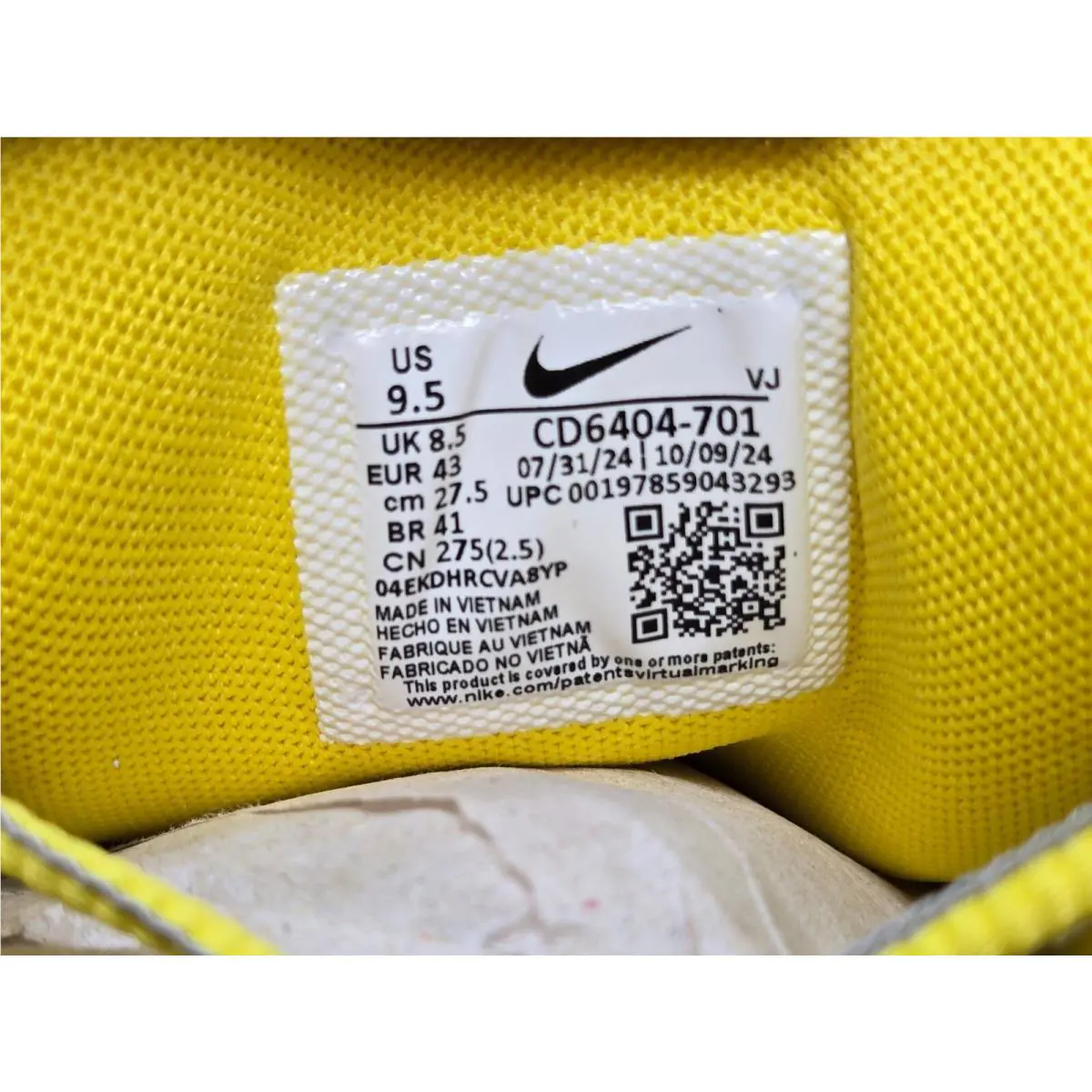 Nike shoes - Nike P-6000 - CD6404-701 - Yellow 5