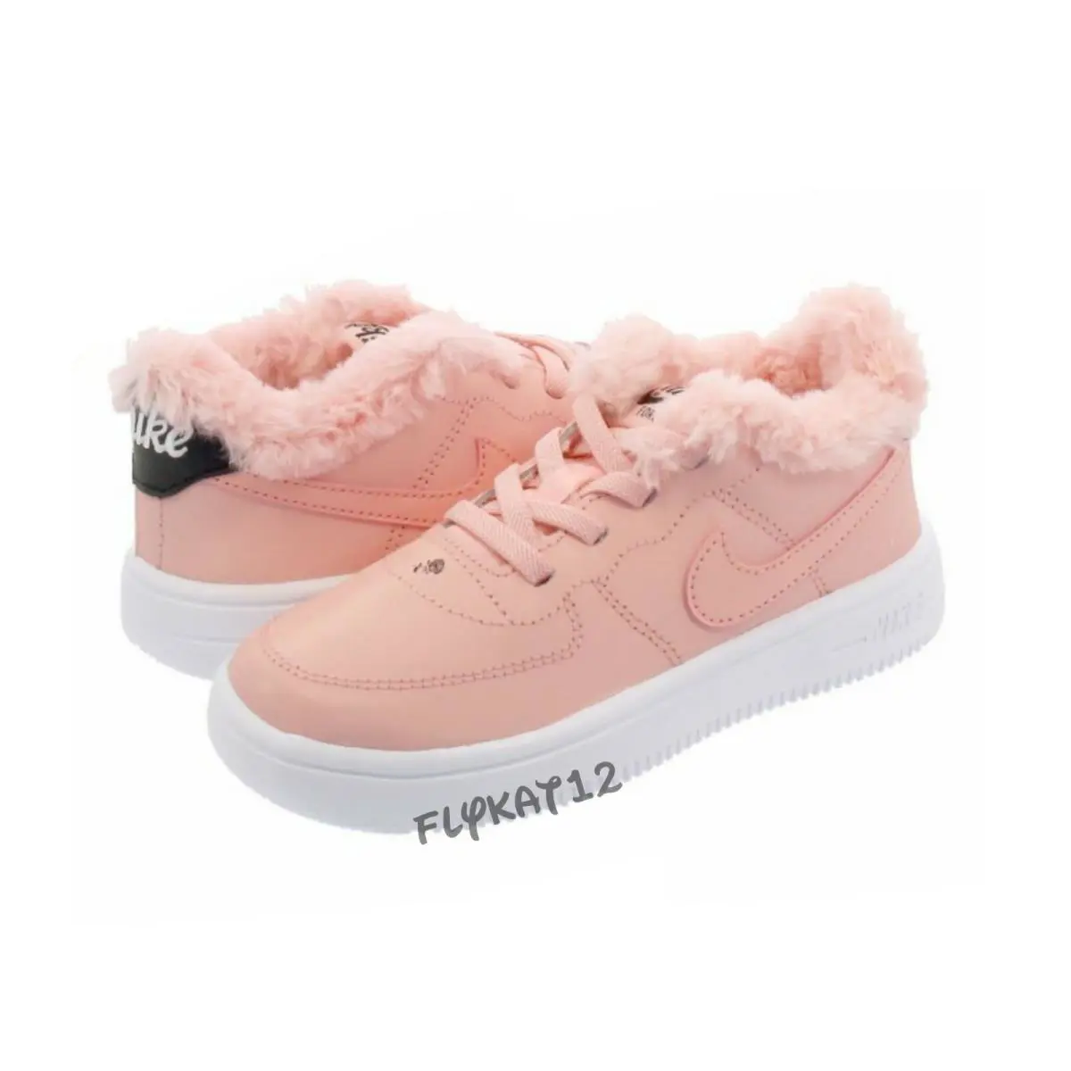 Nike Air Force 1 One Low 2018 Vday TD Fuzzy Lined Pink Lows - Pink