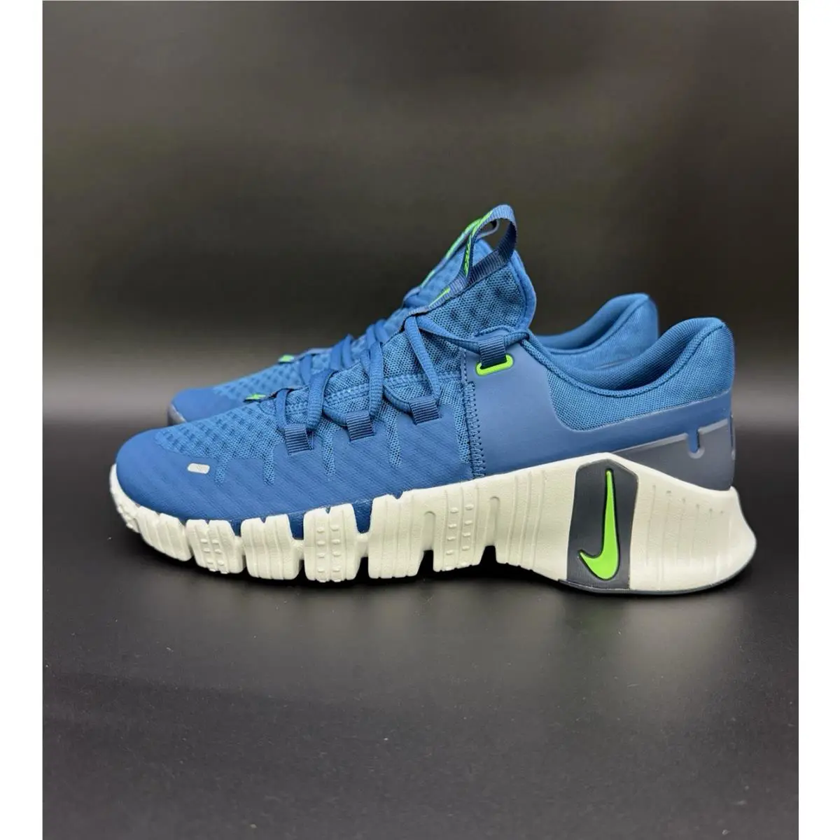 Nike Free Metcon 5 Court Blue White Green Strike DV3949-401 Men`s Crossfit Nby