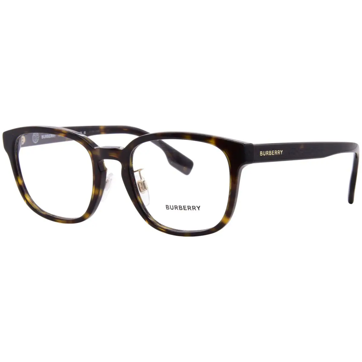 Burberry Edison BE2344F 3920 Eyeglasses Men`s Havana Full Rim Square Shape 53mm - Frame: Havana