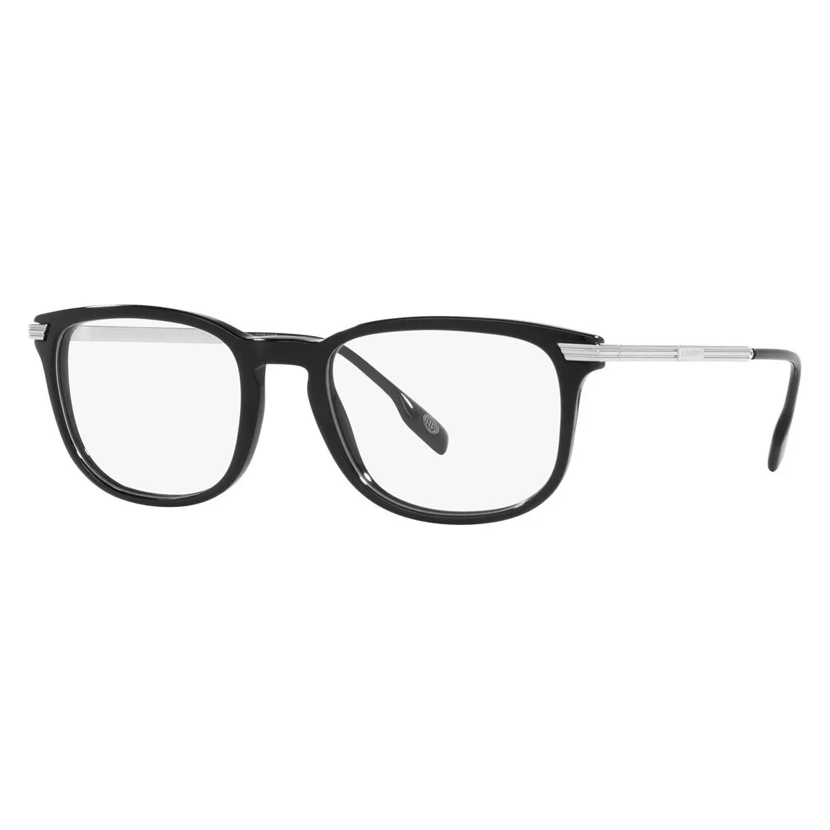 Burberry BE2369 3001 56 mm Black Rectangle Eyeglasses – Cedric Made in Italy - Frame: Black