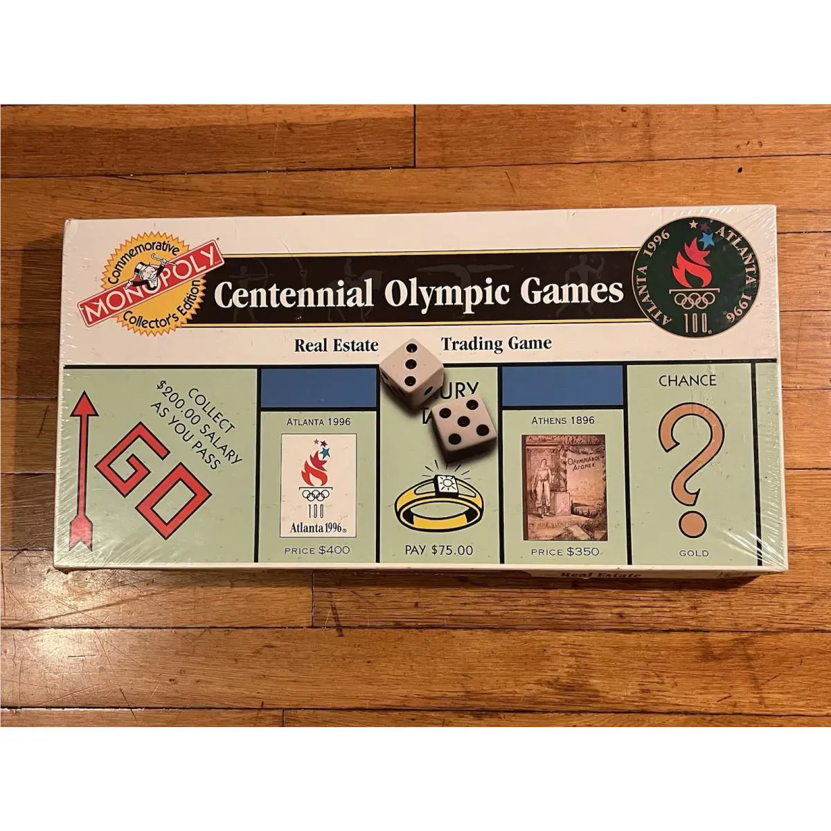 Vintage Monopoly Centennial Olympic Games Usaopoly 1996 Atlanta