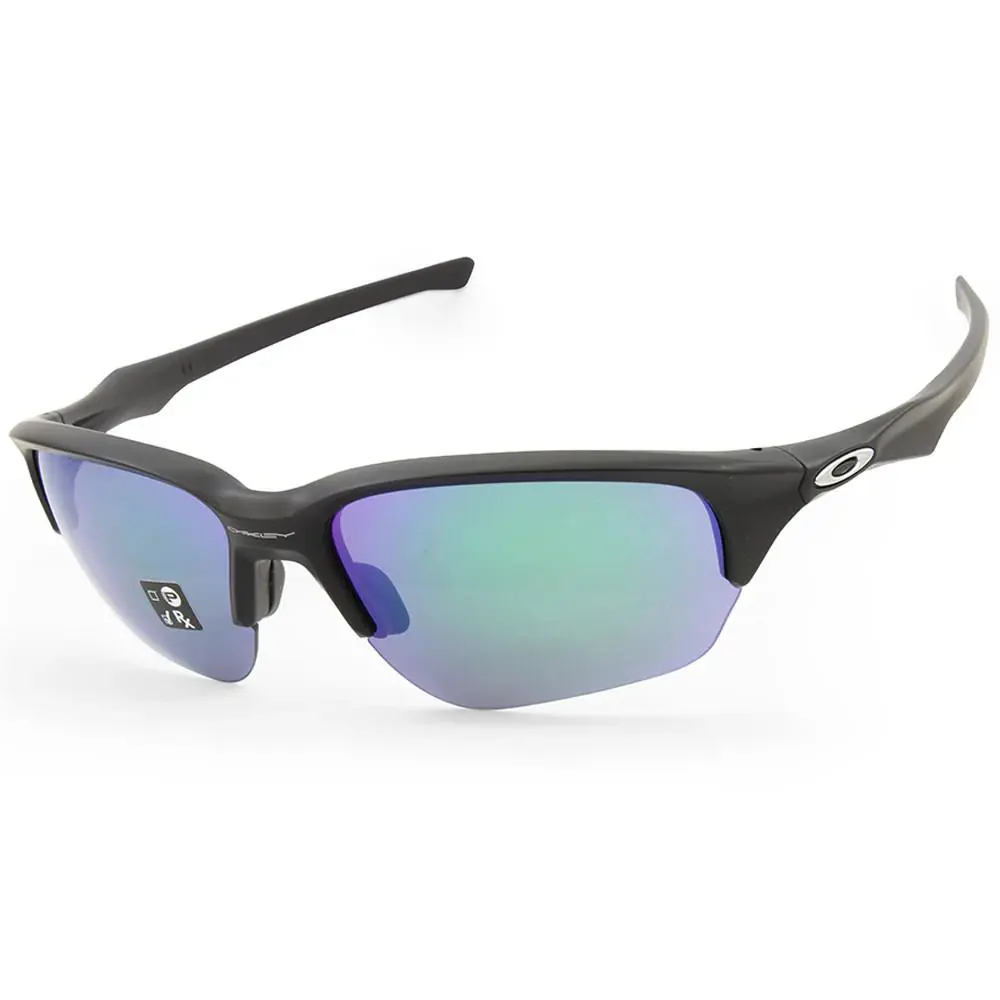 Oakley Flak Beta Matte Black/jade Iridium Unisex Sunglasses OO9363-16 - Frame: Black, Lens: Green