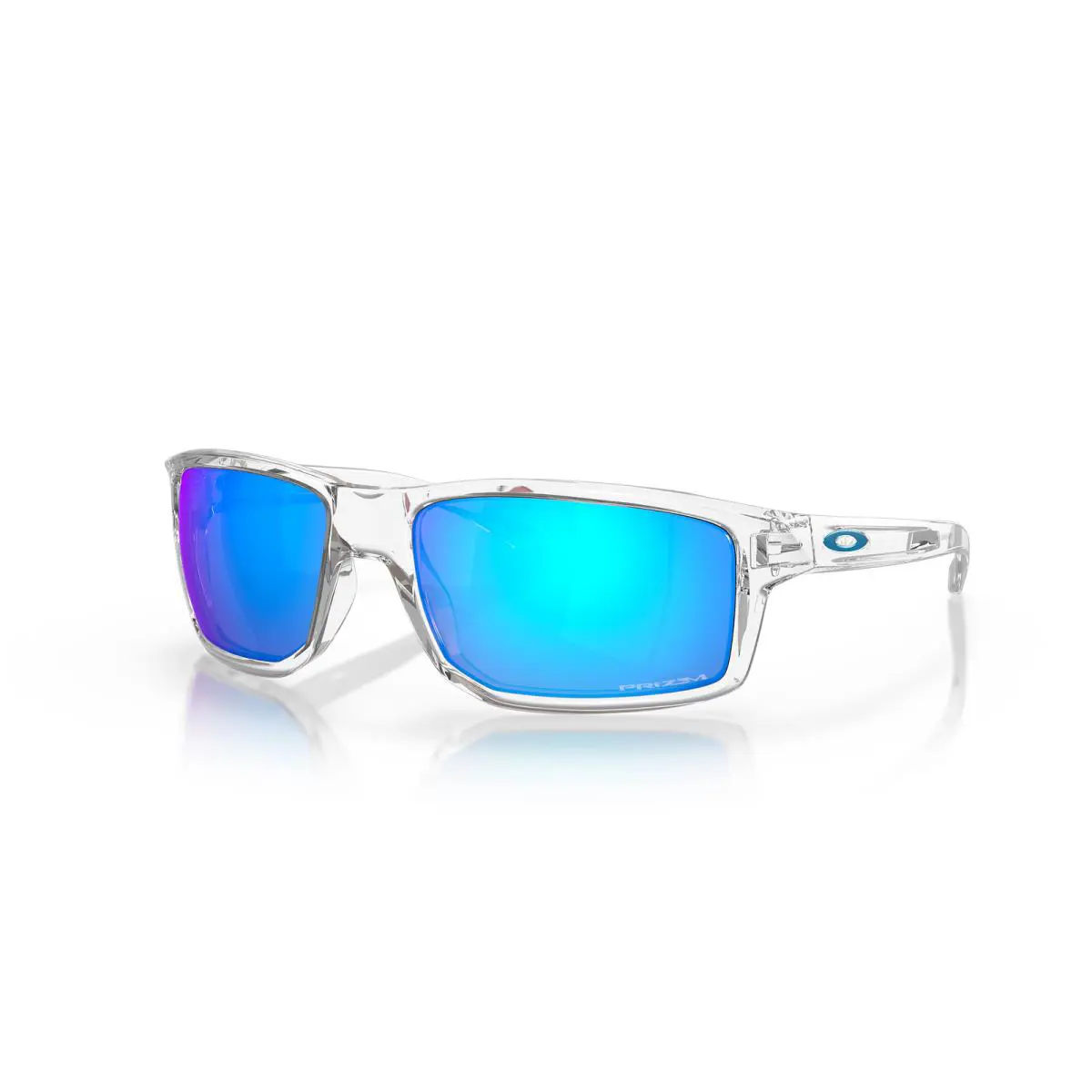 Oakley Gibston Polished Clear/prizm Sapphire 60 mm Sunglasses OO9449-0460 - Frame: Polished Clear, Lens: Prizm Sapphire