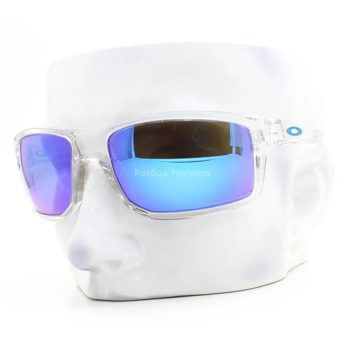 Gibston Sunglasses OO9449-0460 Polished Clear Prizm Sapphire with Pouch by Oakley
