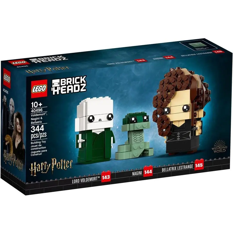 Lego 40496 Harry Potter Voldemort Nagini Bellatrix Brickheadz Brickheads