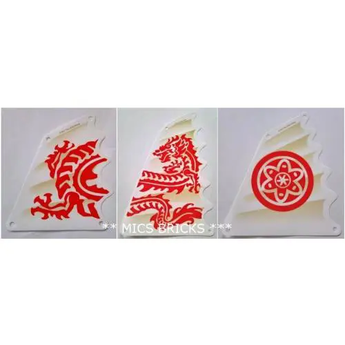 Lego 70618 - The Lego Ninjago Movie - Destiny`s Bounty - Cloth Sail Set - White