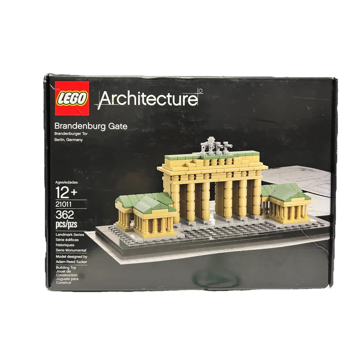 Lego Architecture Brandenburg Gate Berlin Germany 21011 362 Pieces