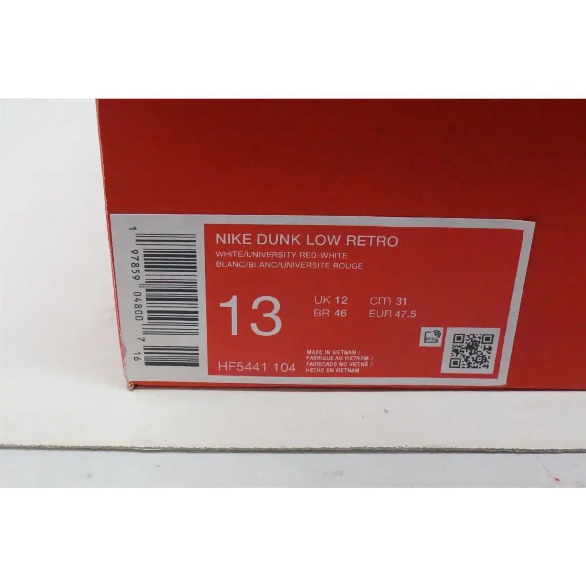 Nike shoes - Nike Dunk - Dunk - HF5441-104 - Red, White 8
