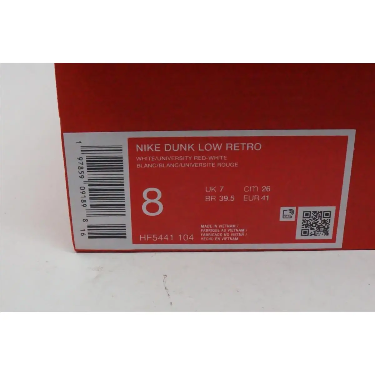 Nike shoes - Nike Dunk - Dunk - HF5441-104 - Red, White 9