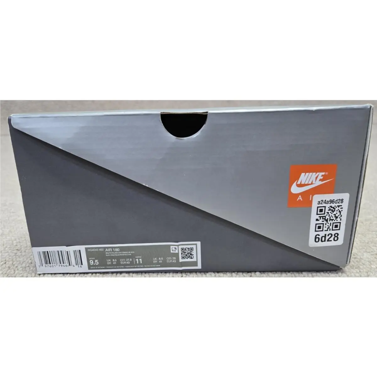 Nike shoes - Nike Air Max 180 - Air Max - HQ4043-400 - Blue 8
