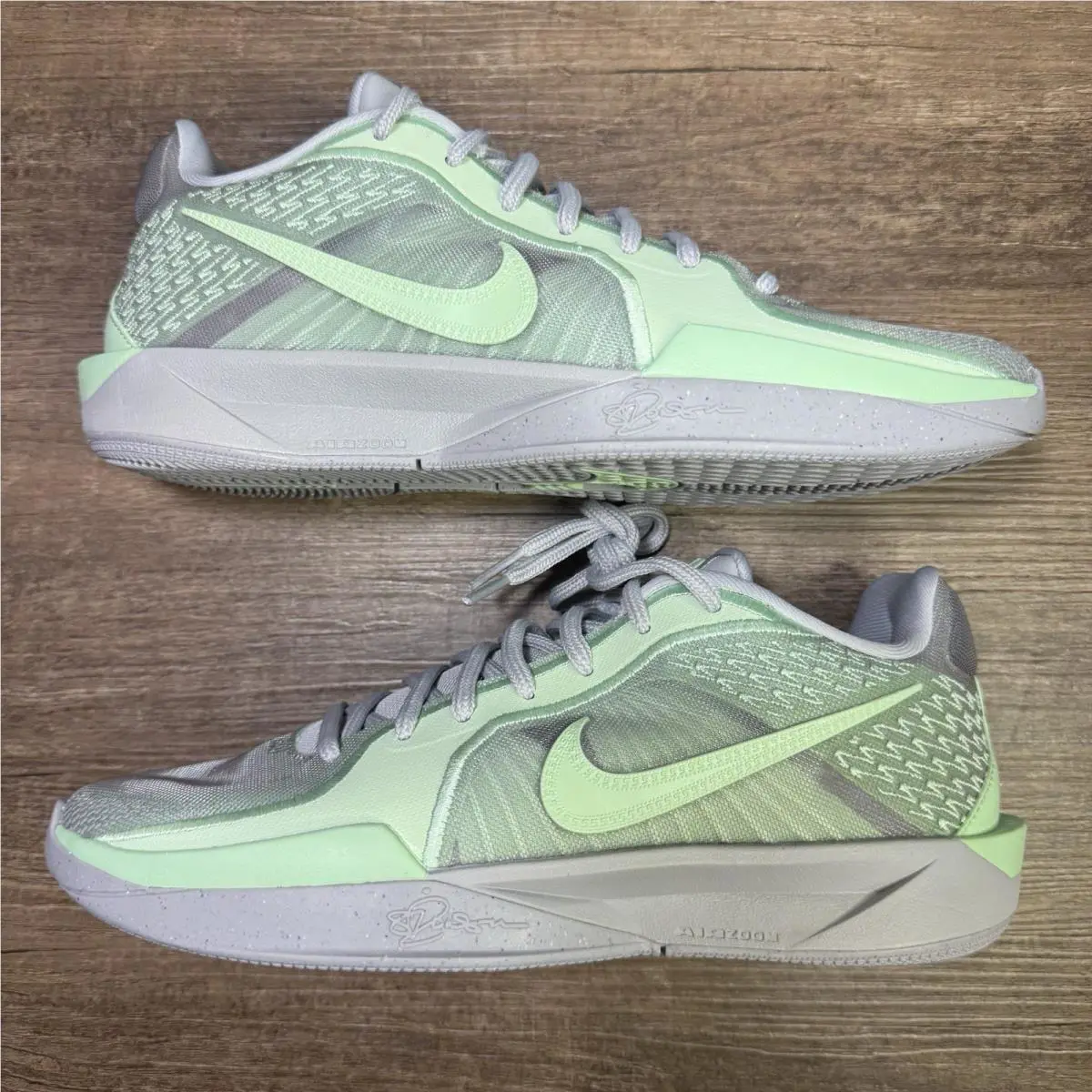 Nike shoes - Nike Sabrina 2 - Sabrina - FQ2174-004 - Light Smoke Grey Vapor Green (UPC: 197859251438) 2