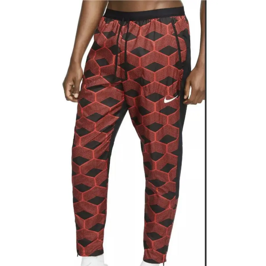 Nike Running Team Kenya Shield Pants Red Black CV0398-673 Adult Size Small