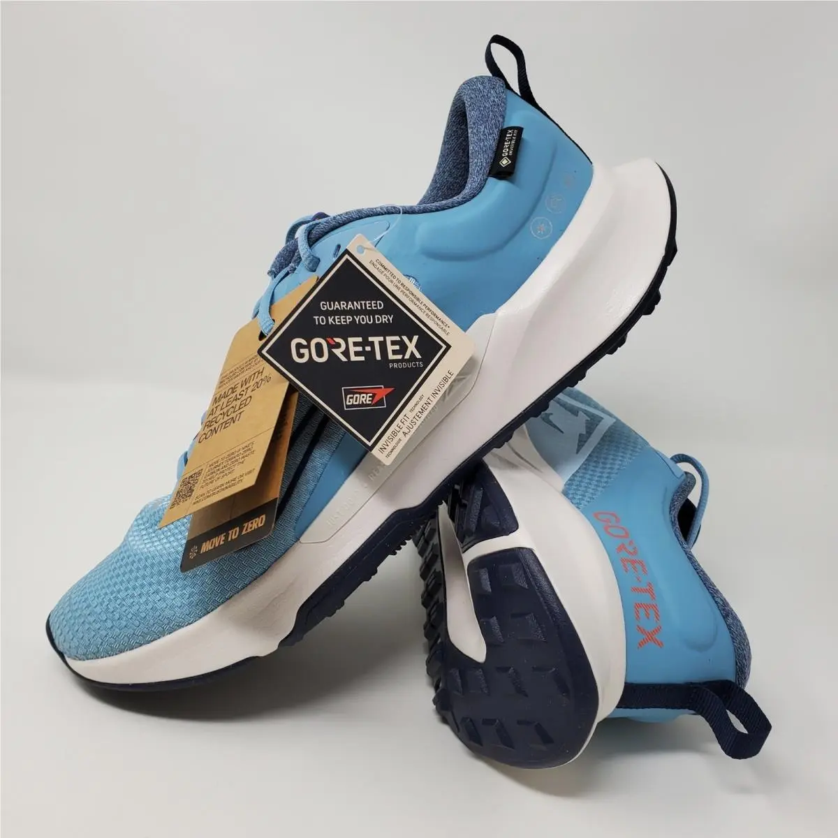 Nike Juniper Trail 2 Gtx V2 Men`s Size 11 Denim Turquoise Blue HM9734-402 - Blue