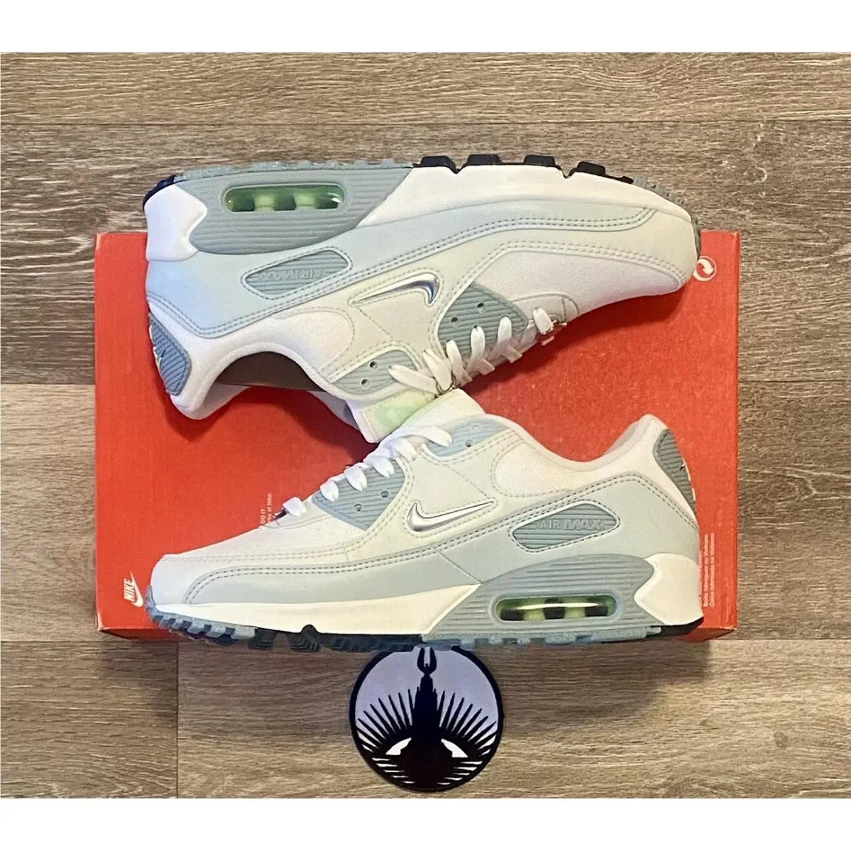 Nike Air Max 90 SE ‘molten Metal’ Sail Sea Glass FN6948-100 Women’s 8.5 Men’s 7
